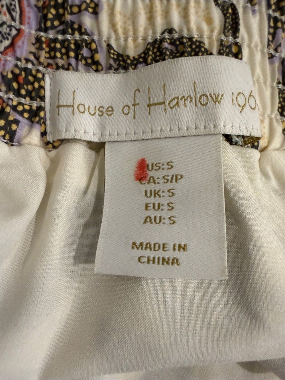 House of Harlow 1960 Floral Two Piece Set | Boho Crop Top & Maxi Skirt | Small - Picture 9 of 12
